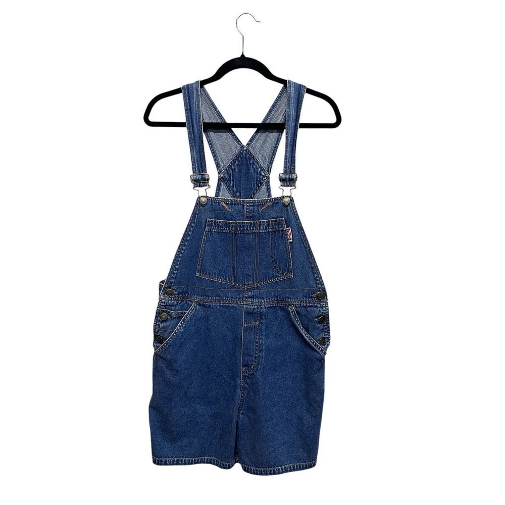 Carter's Vintage Women's M Watch The Wear Denim Overall Shortall Dress Blue Jean